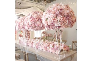 New Trend Wedding Style Centerpieces Glass Flower Stands Table Decorations for Wedding Decorations