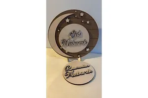 Eco-Friendly Wooden Home Decoration Sustainable Ramadan Supplies From India by RR ENTERPRISES