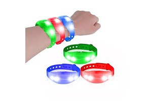 New Event Party Supplies Raffle Games Adjustable Silicone Wrist Band DMX512 Controlled Laptop Controllable Programmable LED