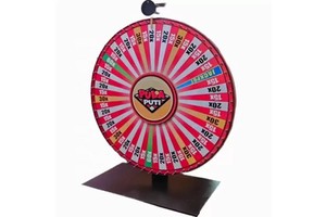 Rotating Super Party Wheel, Fortune Wheel, and Lucky Wheel Are Used for Live Action Interactive Game Shows