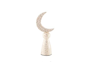 Luxury Mother of Pearl Crescent Moon Decoration Stand Wholesale Ramadan Eid Islamic Home Decor Wholesale Cheap Price