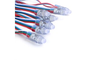 Ic WS2801 Smart Lighting Lamp Christmas LED String Light 50pcs/chain Led Pixel 5v