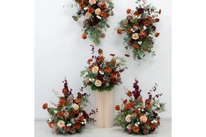Custom Artificial Flower Wedding Centerpieces Silk Floral Table Arrangements for Event Decoration