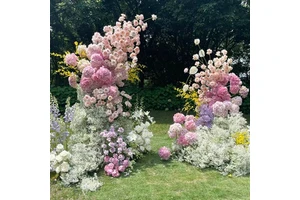 Customize Wedding Flower Decor Artificial Table Floral Arrangement Centerpiece