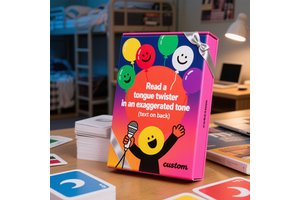 High Quality Party Games Custom Drunk Playing Icebreaker Card Game with Personalized Logo