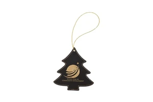 Personalized Christmas Ornament Custom Blanks Laser Engraving Products Blank Gift Leatherette Christmas Tree Ornaments