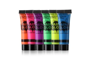Popular Face Neon Painting Kit Professional Body Makeup Face Body Paint Oil Painting for Halloween Party