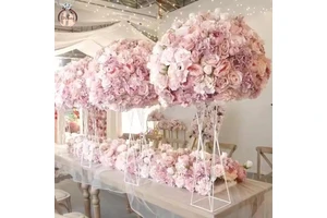 Wedding Decorations Supplies OEM Decorative Wedding Flowers Artificial Silk Flower Ball Wedding Centerpieces for Table