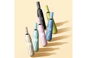 Custom Logo Wholesale Foldable Branded Coloured Umbrella Portable Rain Automatic Windproof Folding Advertising Umbrellas