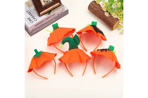 Halloween Giant Pumpkin Nonwoven Fabric Cute Hair Accessory Headpiece Holiday Party Costume Halloween Decorations