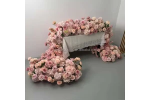 Wedding Decorations Supplies Flowers and Plants Wedding Event Table Centerpieces Artificial Silk Flower Runner