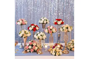 Wedding Decoration Table Flower Balls Romantic Atmosphere Scene Decoration Artificial Flower Ball Hotel Centerpiece Table Flower