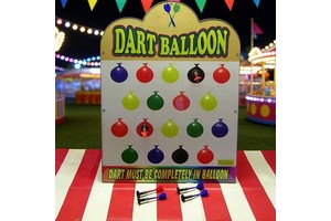 FOTIAN Fibre Professional Dart Balloons Carnival Game Sticky Balloon Toss Game Party Event Rental Playground Equipment Amusement