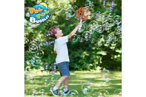 Bubble Wand Set with Tray Stand for Kids Outdoor Game Birthday Party Favor Colorful Bubble Solution Direct Supply Best Price