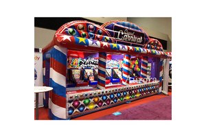 Popular Inflatable Party Game Inflatable Carnival Booth 3 in 1 Inflatable Carnival Bouncy Castle for Sale