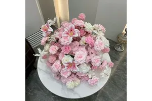 Luxury Table Artificial Flowers Centerpiece for Wedding Event Party Banquet Decorations Customized Color Size Romantic Style