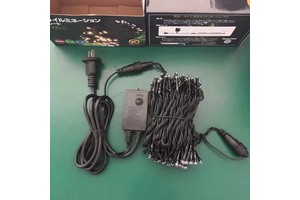 Waterproof Outdoor Twinkle 8 Function Controller PSE Certification 100~110v Christmas Illumination LED String Light