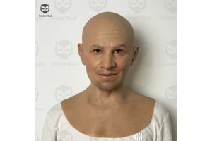 Factory Price Realistic Silicone Male Halloween Easter Party Eco-Friendly Reusable Customized Design High Quality Full Face Mask