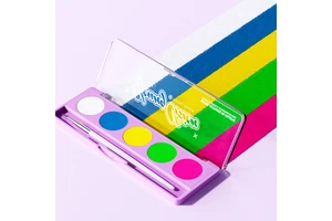 DIY Halloween Party Cosplay Paint Body Paint Palette Fluorescent UV Rainbow Face Paint for Christmas Stage Festivals Carnival