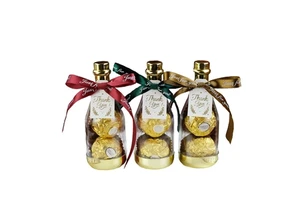 Transparent Champagne Bottle Birthday Wedding Party Favor Personalized Gift Box Packaging Candy Chocolate Cosmetics Box