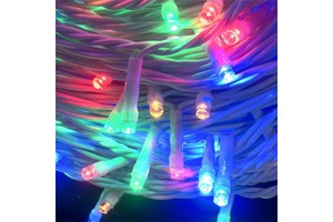 String Light 230 V Rubber Cable Waterproof IP 67 Led Xmas Wedding Party Decorations Garland Christmas Lighting