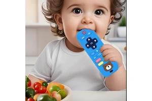 Silicone Baby Teether Food Grade Soft Sensory Toys Baby Teether Toys Party and Holiday Supplies, Party Favors