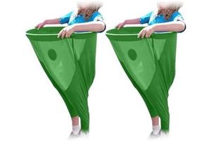 Granny Pants Yard Game Set Large Outdoor Party Game with Bouncy and Marker Cones Fun Family Reunion Adult Yard Game for Groups