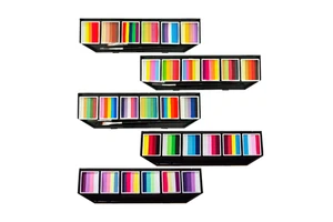 6 Piece Body Painting Kit Black Light Glow Makeup Kit Fluorescent Face Painting Halloween Black Light Body Painting