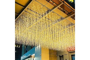 Christmas String Lights Wedding Lights 3M 4M 5M 10M Mall Outdoor Engineering Decor Curtain String Light