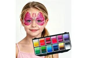 Wholesale Professional Face Painting Kit Body Art Paint Set for Children Halloween Carnival Cosplay Stage Performance