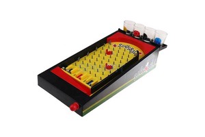Sudsball Drinking Game Pinball Machine Set with Shot Glass Party Supplies Board Game Wine Game