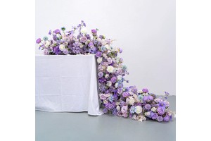 Artificial Flowers for Wedding Celebrations, Birthday Banquet Halls, Long Table Flower Arrangements, Floor Flower Arrangements