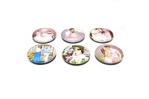 Wedding Favors Mini 3d Glass Rubber Tourist Souvenir Cute Inspiration Mobile Fridge Magnet Set