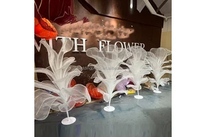 Luxury Style Wedding Decorations Custom Handmade Table Centerpiece Decoration Wedding Event Giant Flower