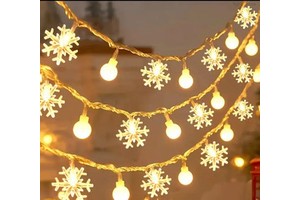 Outdoor LED Deer Christmas Tree Snowflake Star Series CRI 50 AC 220V Dimmable Multi-Color Temp Light Strings Garden Holiday