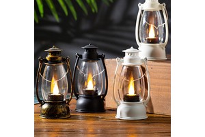 Wholesale Christmas Decorations Classic LED Lantern Lamp Christmas Handle Lights for Christmas Decor