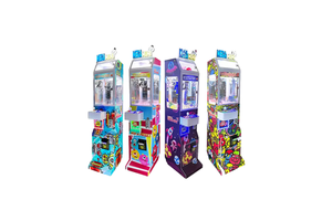 Adjustable Music & Volume Portable Coin Operated Toy Grabber For Kids Parties And Home Game Room Arcade Claw Machine