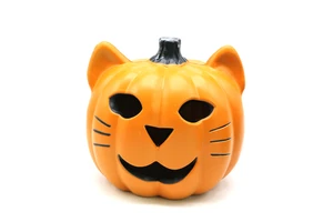 Factory Plastic Light Festive Party Supplies Holiday Halloween Decoration Glowing Decorative Light Halloween Pumpkin Lantern