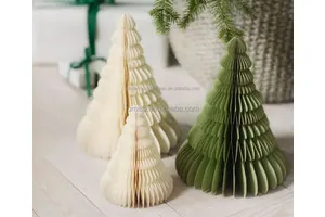 Eco-friendly Christmas tree ornaments with magnets Xmas foldable christmas tree decoration supplies