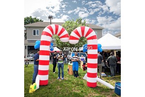 Candy Inflatable Bounce Decoration Christmas Bouncy House Inflatable Trampoline Carnival Games for Parties