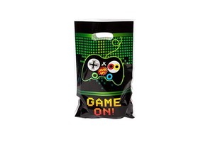17x25cm Party Supplies Video Games Plastic Party Favor Bags Gaming Goody Candy Treat Bags for Kids