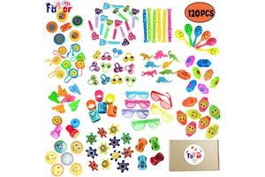 120PCS Assorted Toys as Party Supplies Carnival Prizes for Kids Birthday Parties School Classroom Rewards