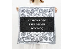 Custom Print Welcome Square 100% Personalized Gifts Satin Hair Bandana