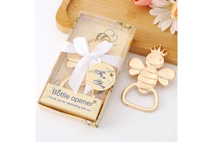 50 Sets/Lot Golden Bee Theme Zinc Alloy Party Favors for Guests & Events