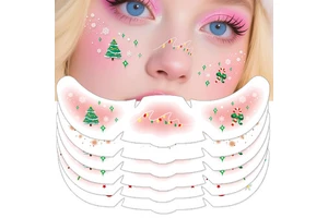 Christmas Party Face Attractive Makeup Glitter Freckles Tattoos Temporary Tattoo Paper Stickers Eco-friendly Water Resistant