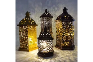 Islamic Festival Supplies Home Ornaments Eid Mubarak Crafts Ramadan Decor Moon Star Table Ramadan Kareem Decoration