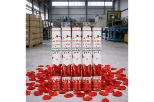 Hot Sale Handheld Compressed Air Biodegradable Wholesale Party Poppers Red Rose Petal Wedding Confetti Cannon