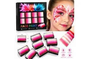 Professional 99 Color Non-Toxic Skin-Friendly Mineral Face Body Painting Kit For Children Halloween Cosplay Party Makeup