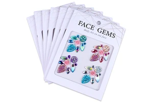 GP Waterproof 3D Eye Temporary Face Paint DIY Tattoo Sticker Fashionable Party Stage Art & Body Beauty for DIY Eye Art