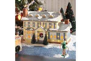 Cartoon-Style Resin Ornaments for Christmas Cross-Border Country Holiday Street Scene Decoration for House Car Doll Crafts